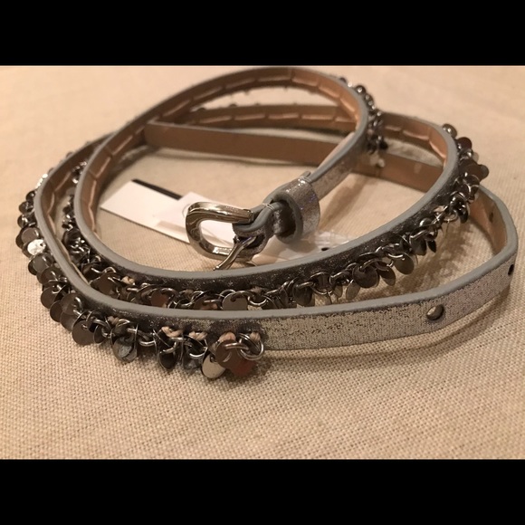 Loft-Silver skinny belt - Picture 5 of 7